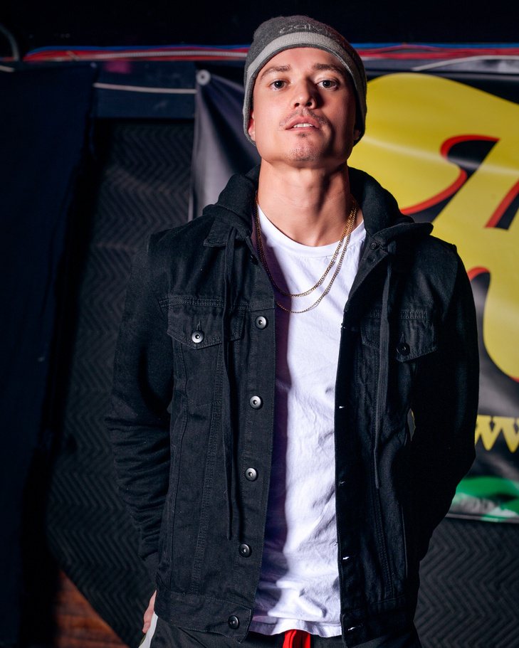 Leon Budrow in an urban editorial portrait